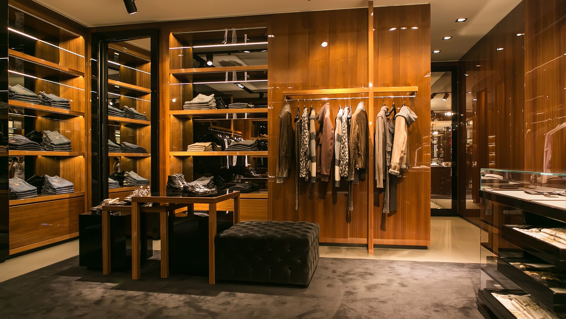 A Luxury Store with Men's Clothing